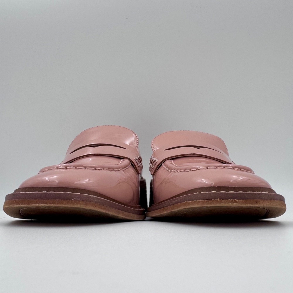 EUC Vince Camuto Women's Poise Pink‎ Patent Leather Penny Loafers - Size 5.5M - Picture 4 of 8